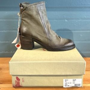 A.S.98 Jase Ankle Bootie- Jungle Green